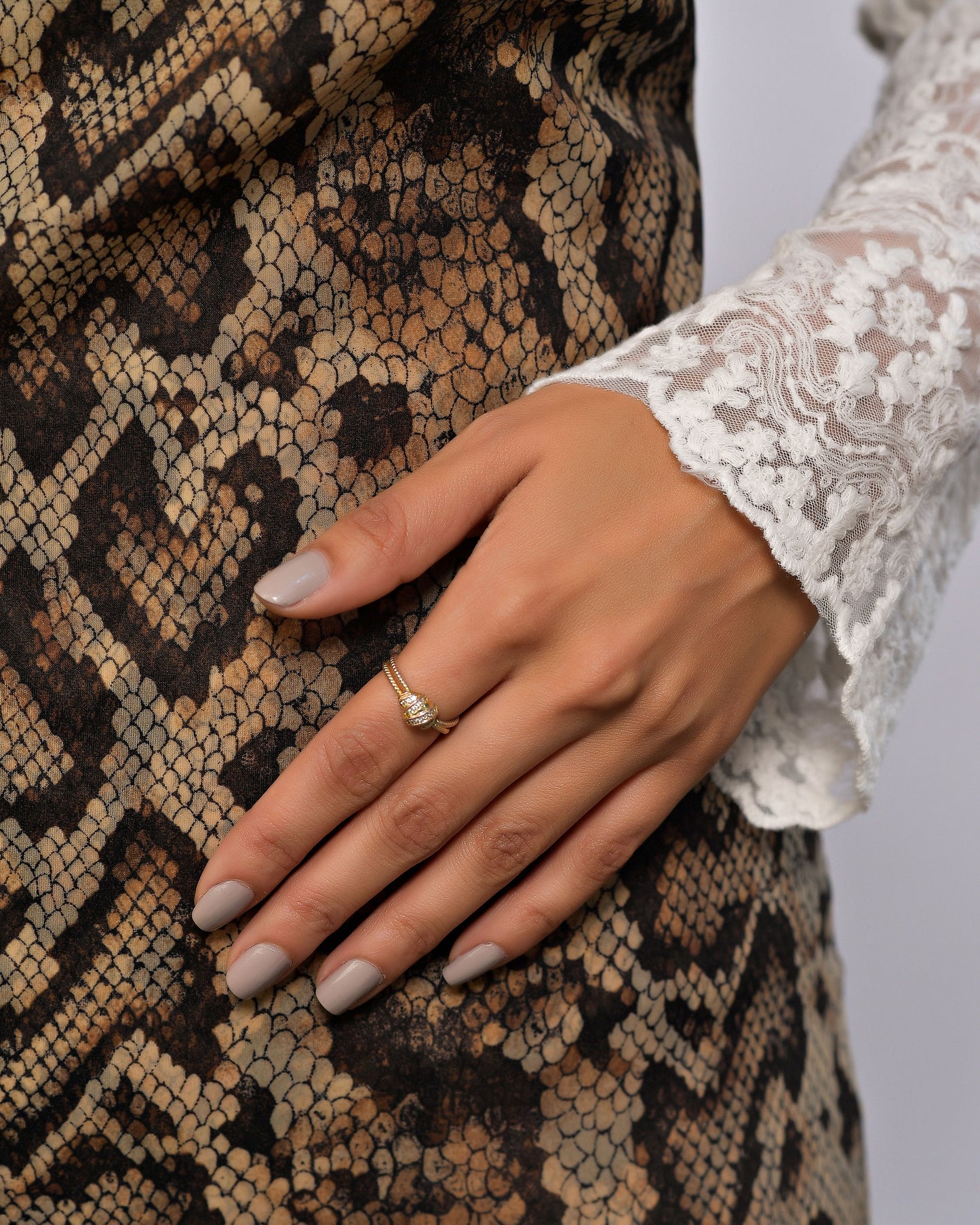 Vintage Late 90's Early 2000's D&G Midi Animal Print Dress