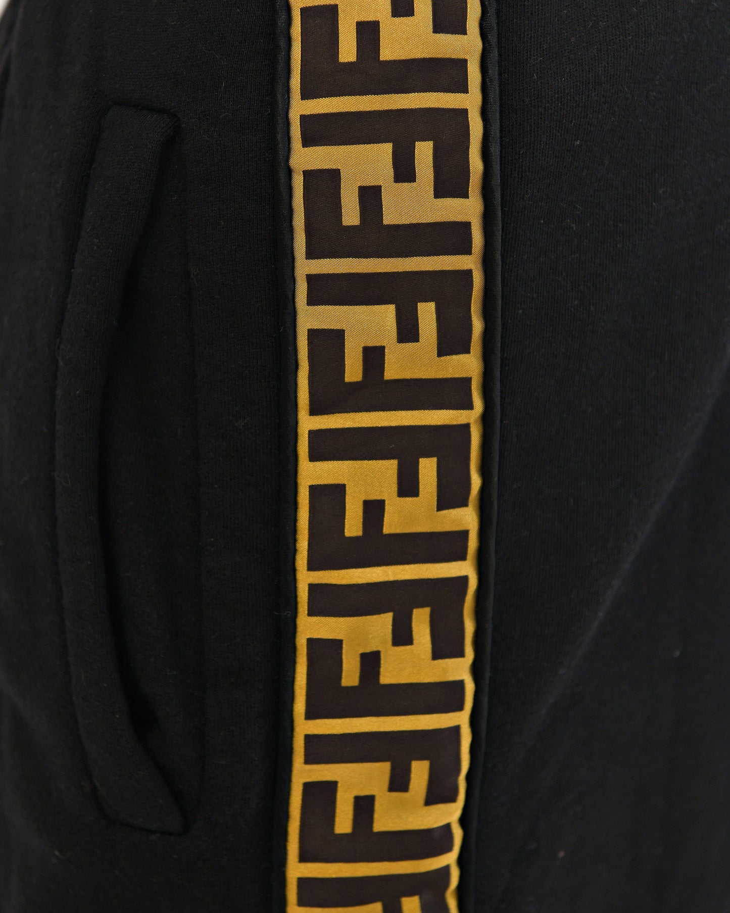 Fendi Monogram Side Strip Cotton Sweatpants