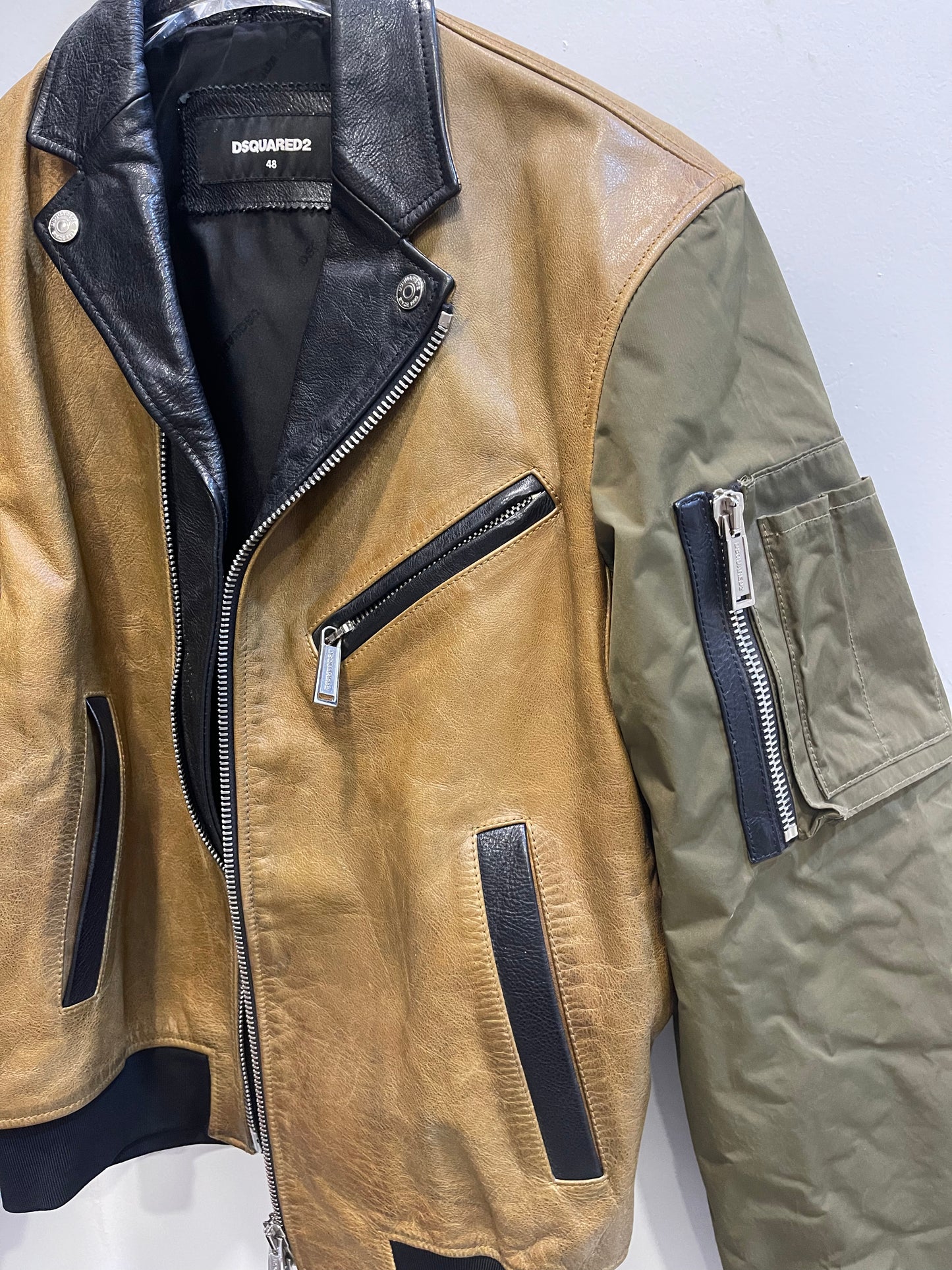 Runway 2017 Dsquared2 Multi Media Jacket