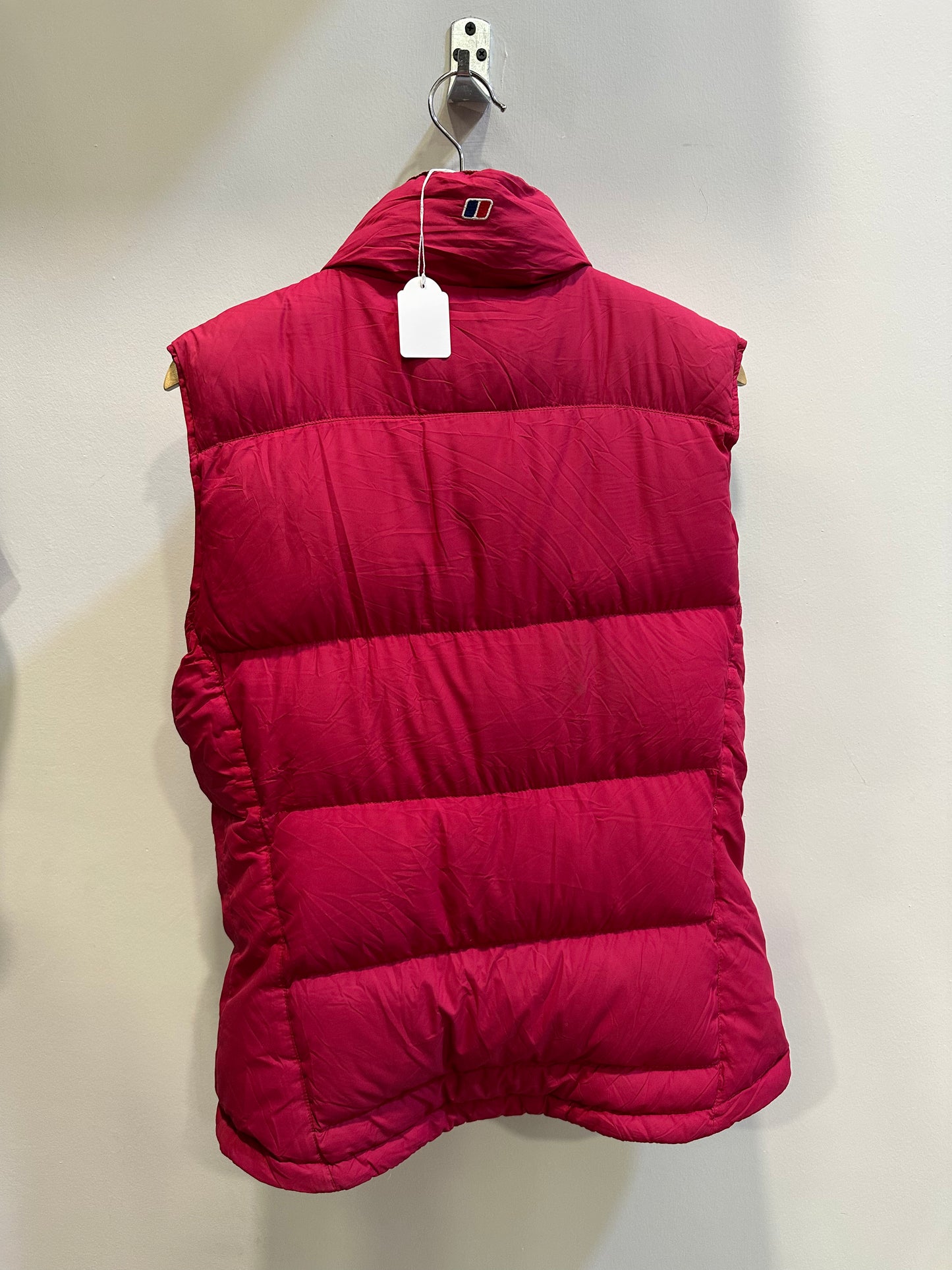 vintage early to mid 90's Berghaus "Bodywarmer" Puffer Gilet Magenta