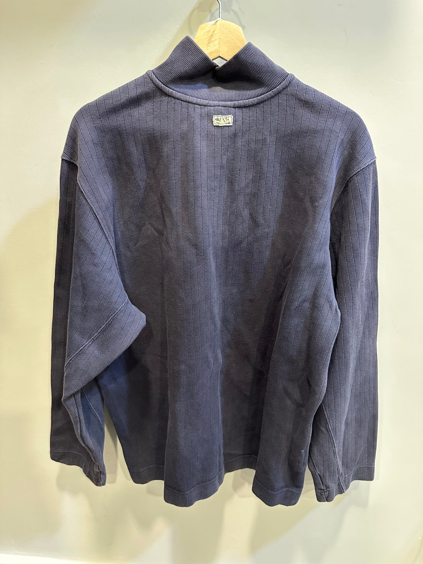 Vintage 90's Adidas 1/4 zip ribbed sweatshirt