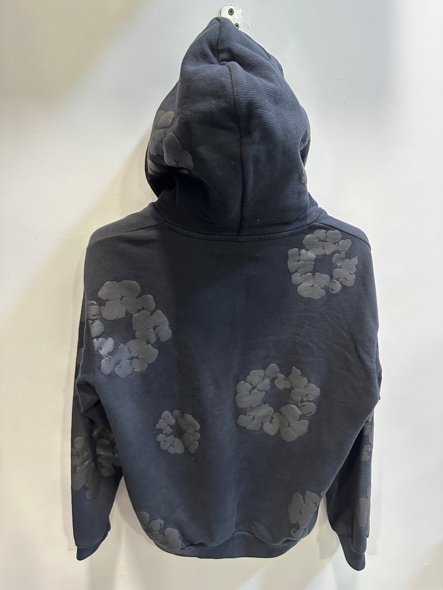Denim Tears "Black on Black" (Monochrome) Cotton Wreath Hoodie