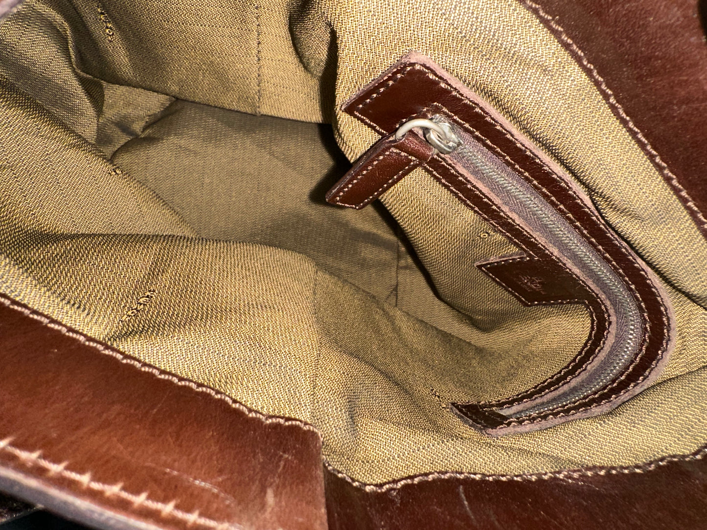 Vintage 90's Zucca Fendi Bucket Bag small