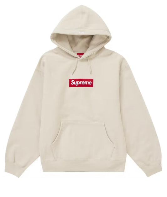 Supreme Box Logo Hoodie Stone