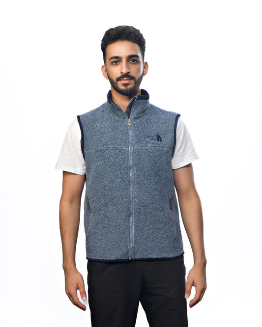 Vintage 00's The North Face Fleece Gilet blue