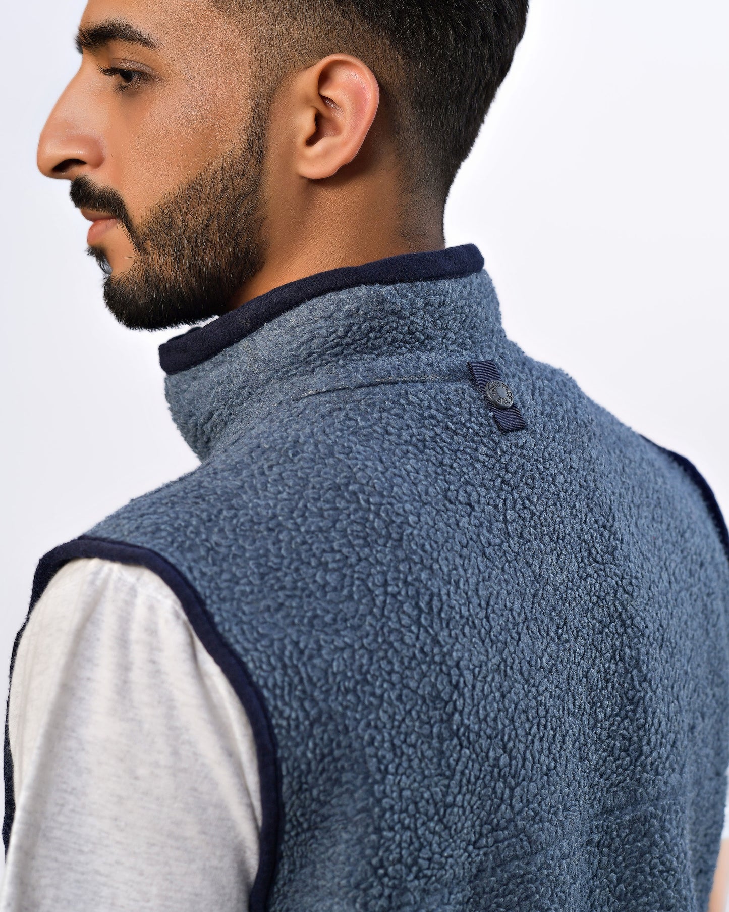 Vintage 00's The North Face Fleece Gilet blue