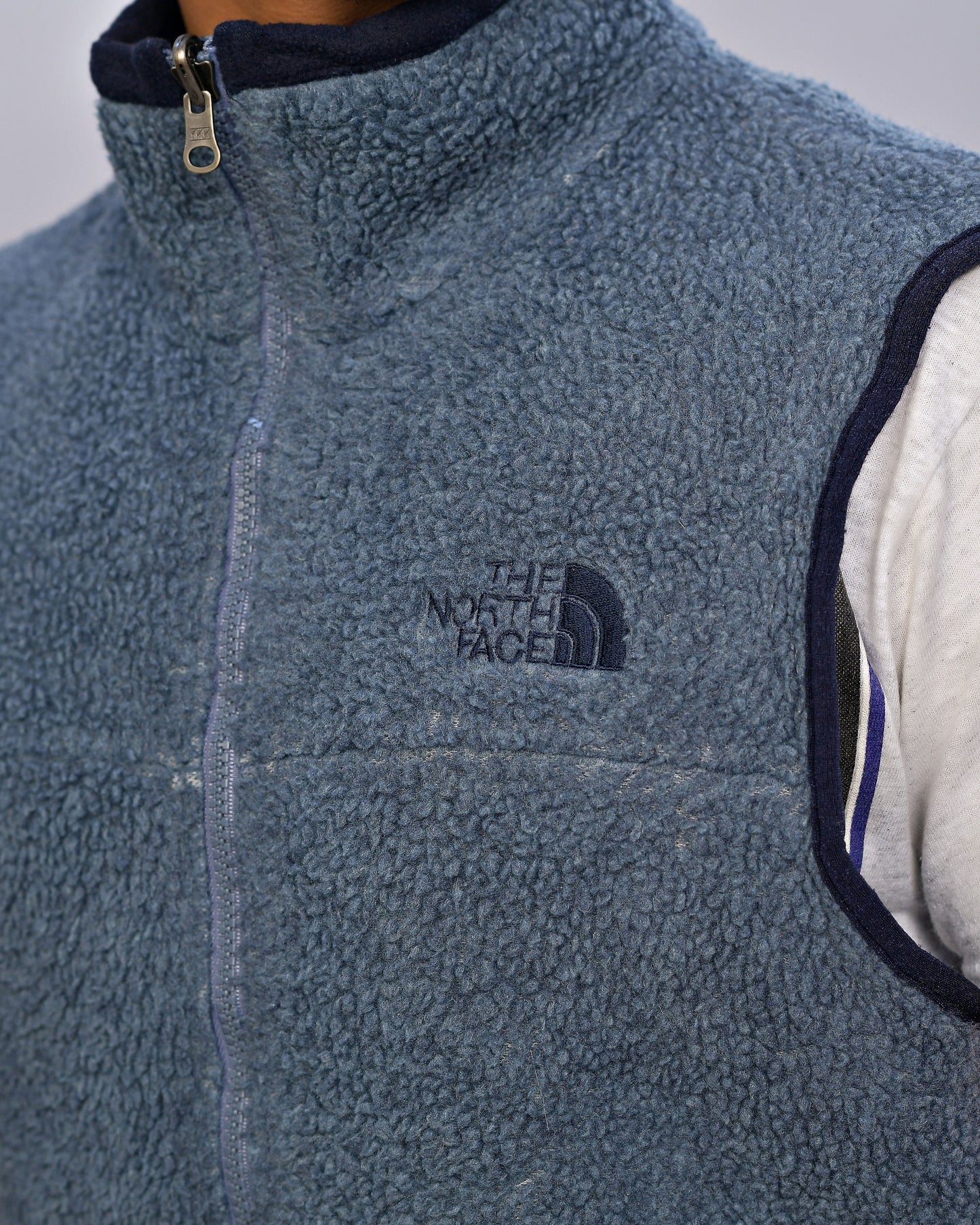 Vintage 00's The North Face Fleece Gilet blue