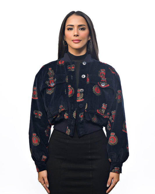 Vintage late 80's early 90's Escada Bomber Jacket