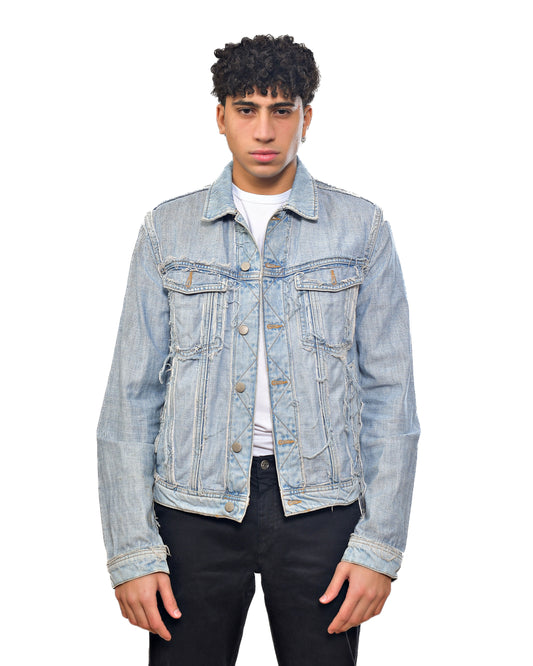 2012 Maison Margiela X H&M Distressed Denim Jacket