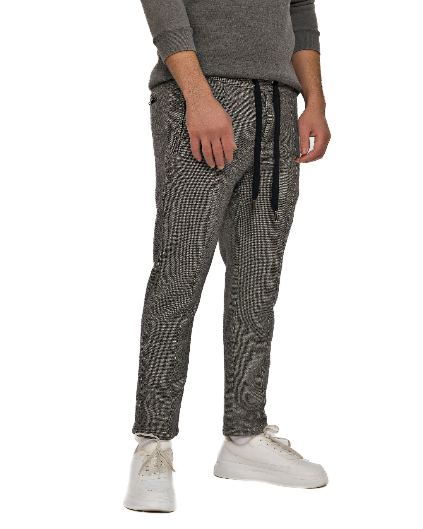 D&G Grey textured sweatpants