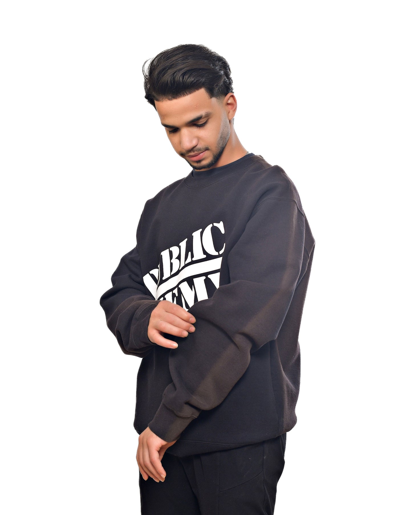 Supreme X Public Enemy Black Sweatshirt