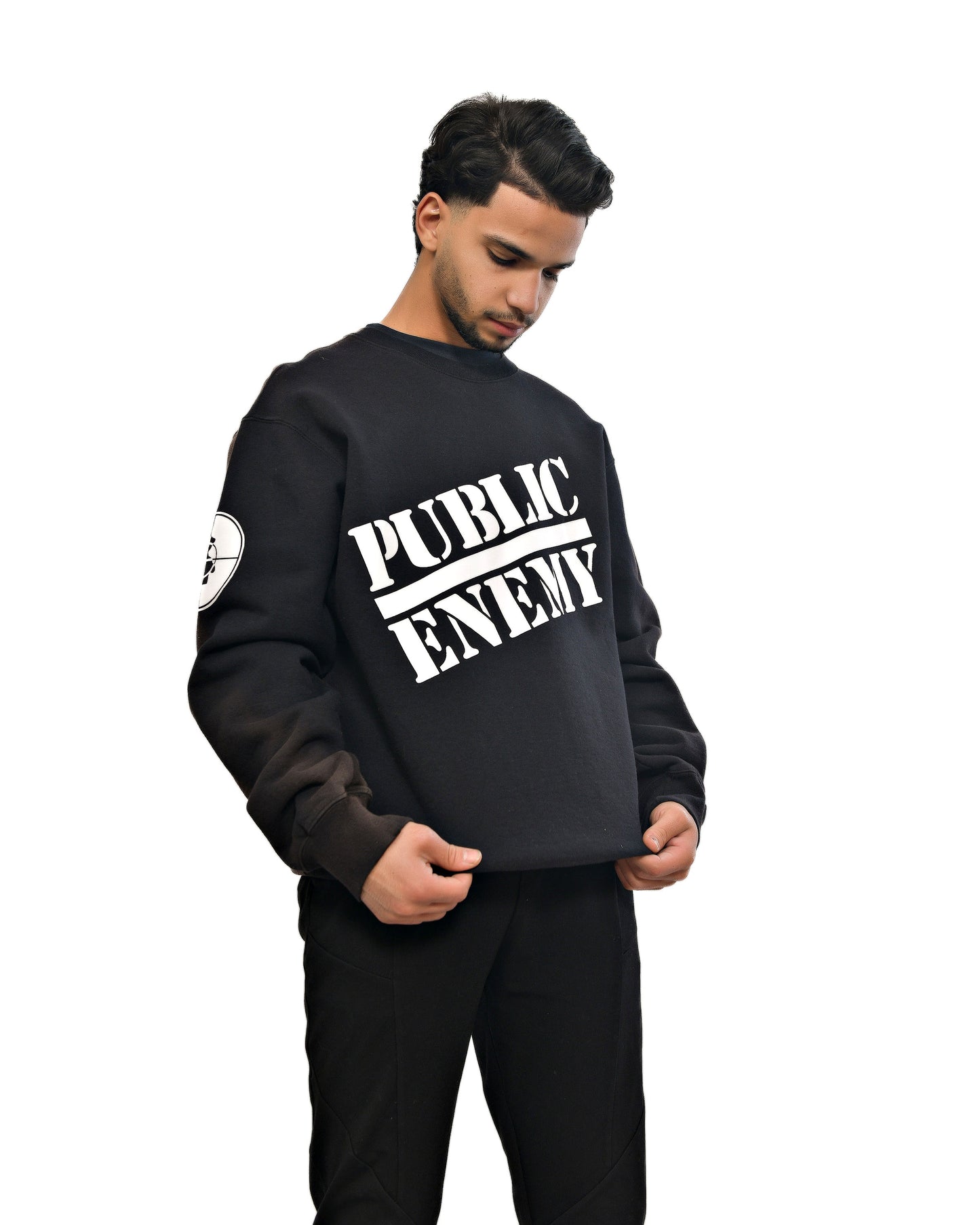 Supreme X Public Enemy Black Sweatshirt