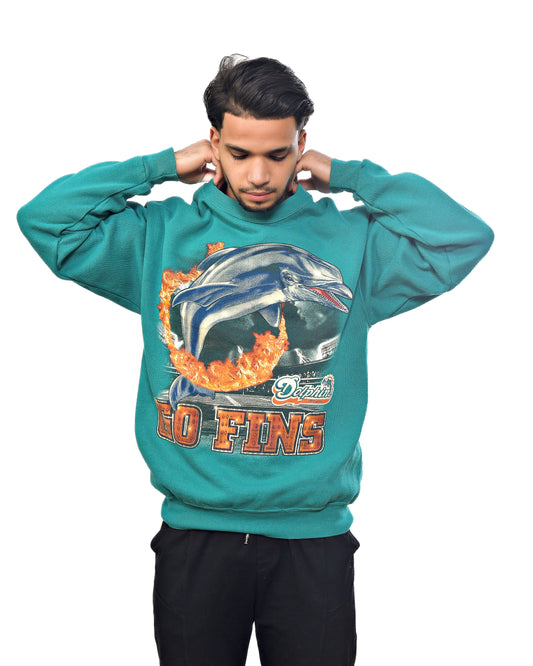 Vintage 90's NFL Dolphin Sweatshirt