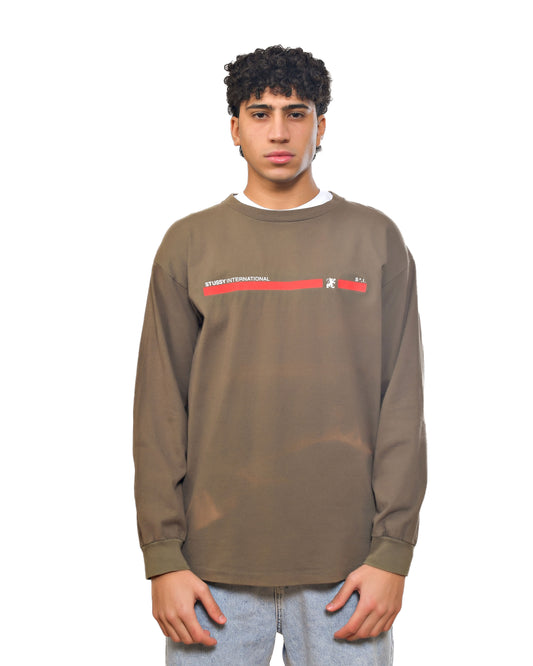 Vintage Stussy Army Green Long Sleeve