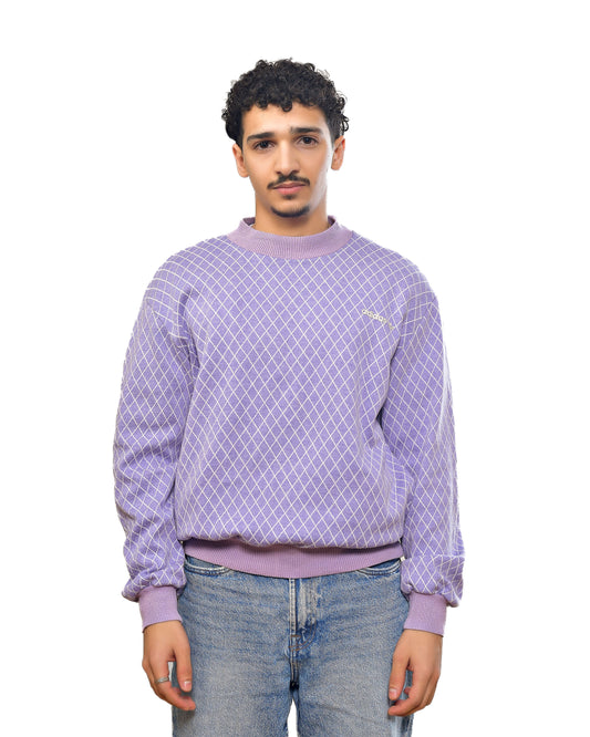 Vintage 80's Purple Adidas Sweatshirt w/ pockets