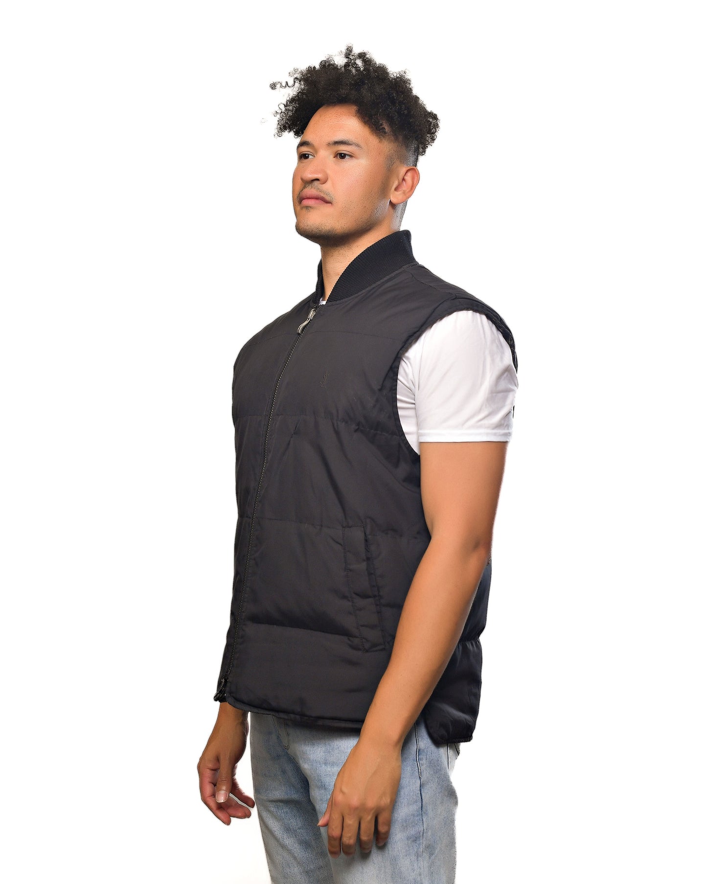 Vintage 90s YSL Reversible Gilet Puffer Jacket