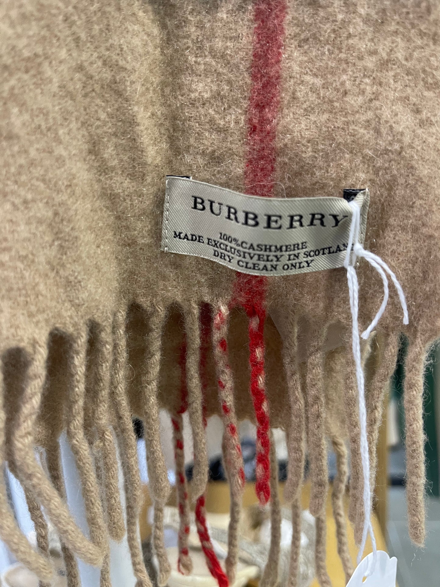 Burberry Nova Check 100% Cashmere Scarf in Classic Colors