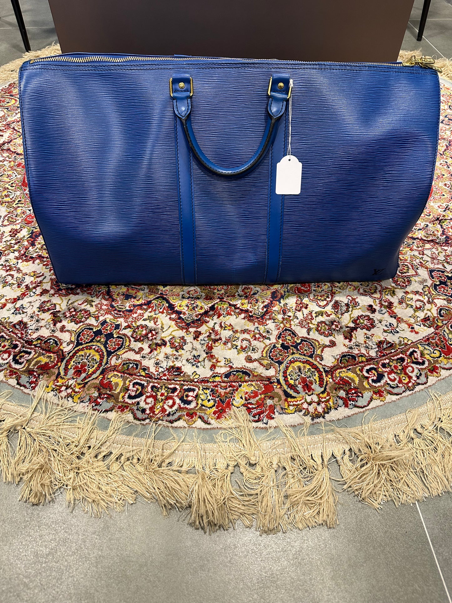 Vintage 1990 LV Keepall in Epic Leather Blue size 55 (not strap version)