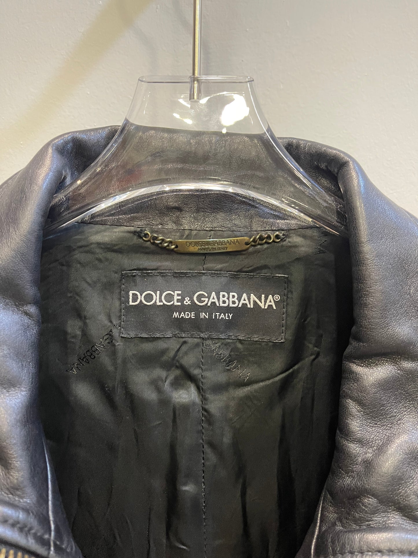 Vintage early/mid 2000's Dolce and Gabbanna Astro Moto Jacket