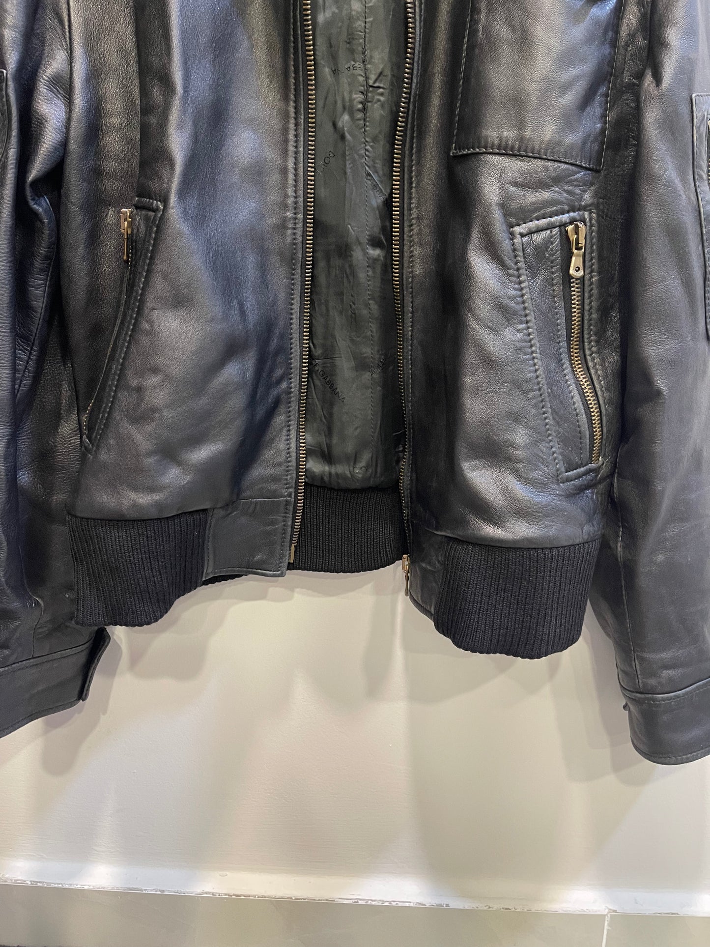 Vintage early/mid 2000's Dolce and Gabbanna Astro Moto Jacket