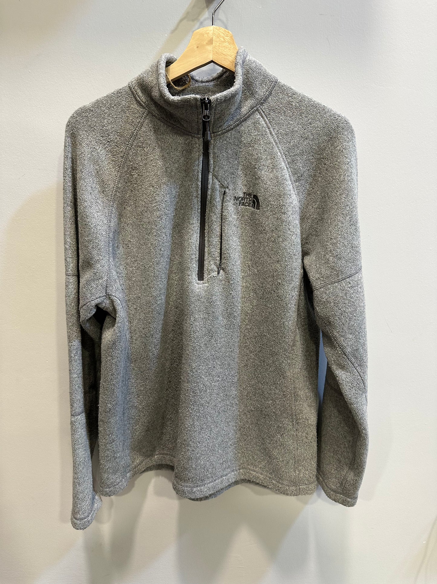 Vintage Gray The North Face Fleece Jacket