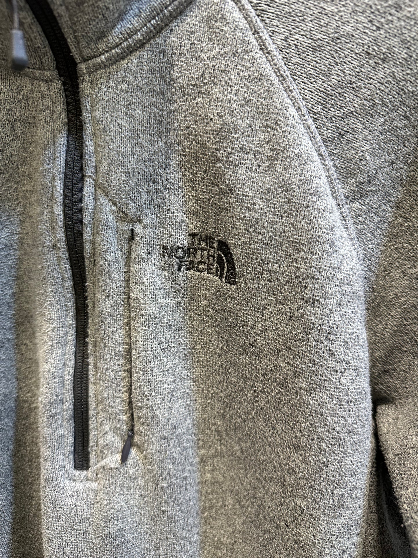 Vintage Gray The North Face Fleece Jacket