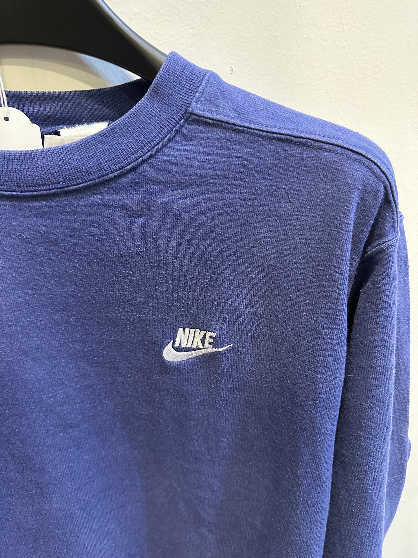 Vintage 90's Nike Long Sleeve Tee Navy