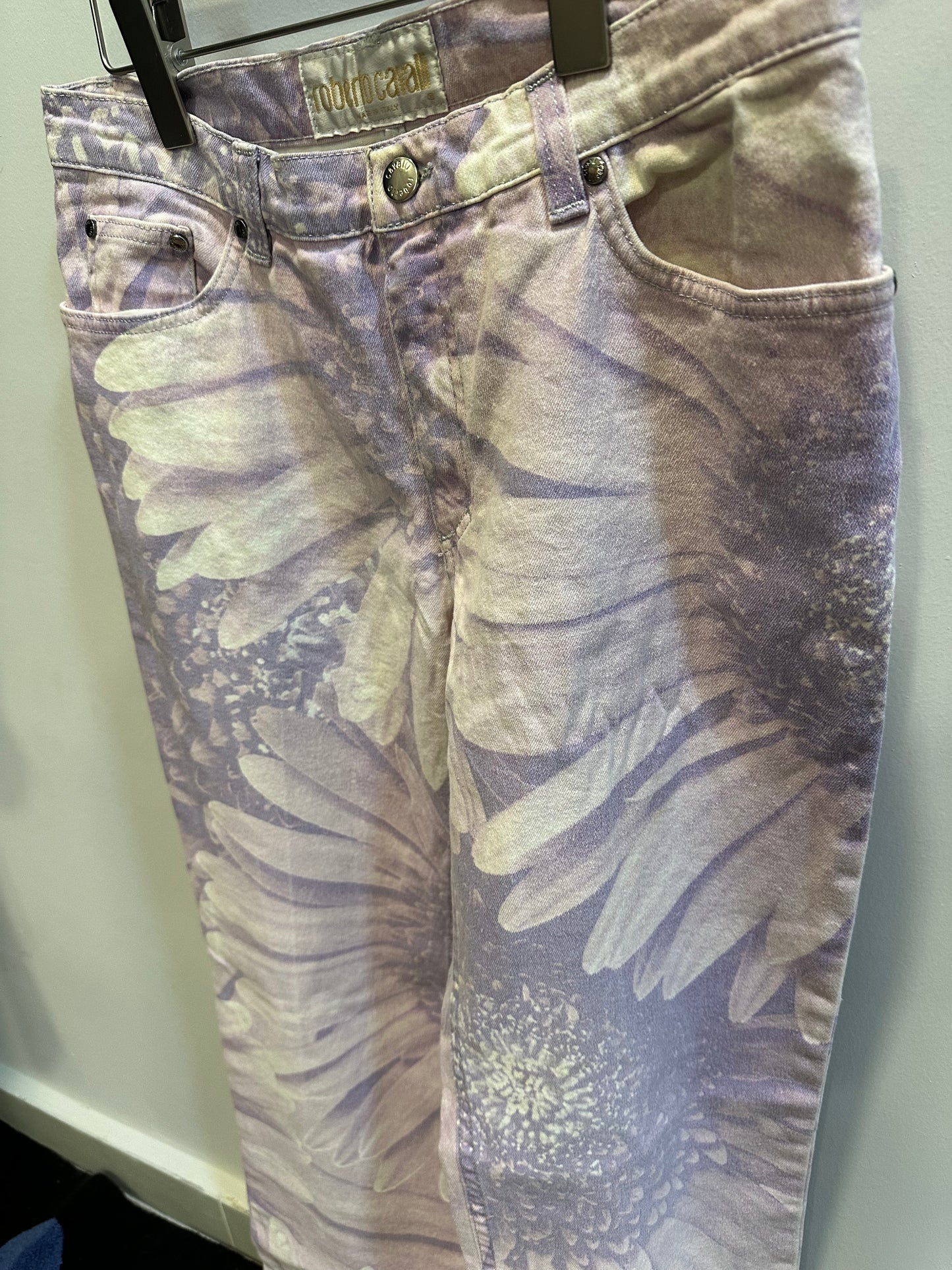 Vintage F/W 1999 Roberto Cavalli Floral Print Jeans