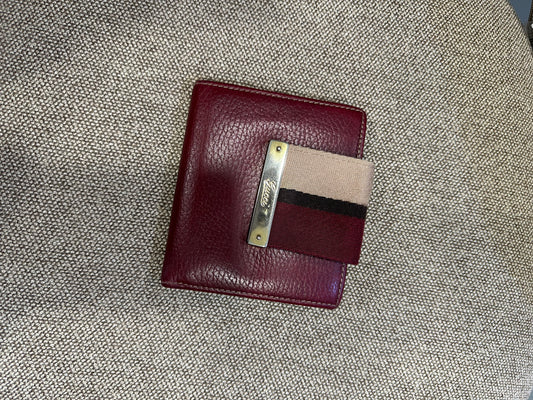 Vintage Gucci Red Bifold Wallet
