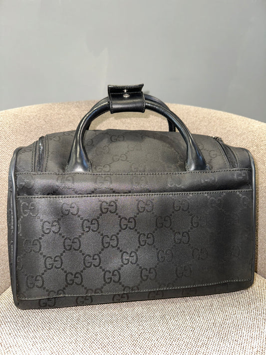 Vintage Gucci Black Boston/Camera bag (no strap)
