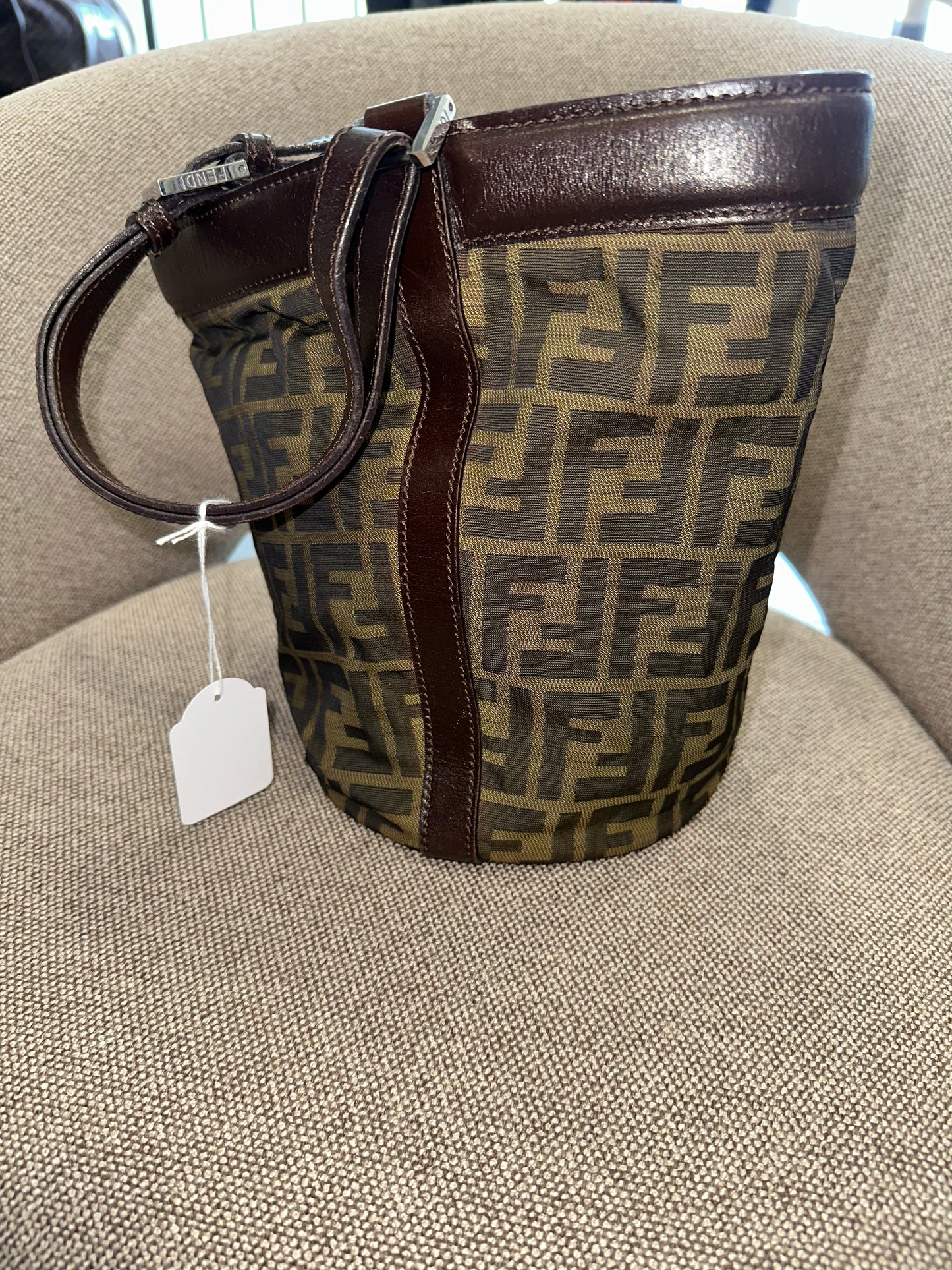 Vintage 90's Zucca Fendi Bucket Bag small