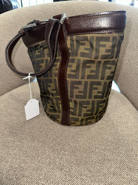 Vintage 90's Zucca Fendi Bucket Bag small