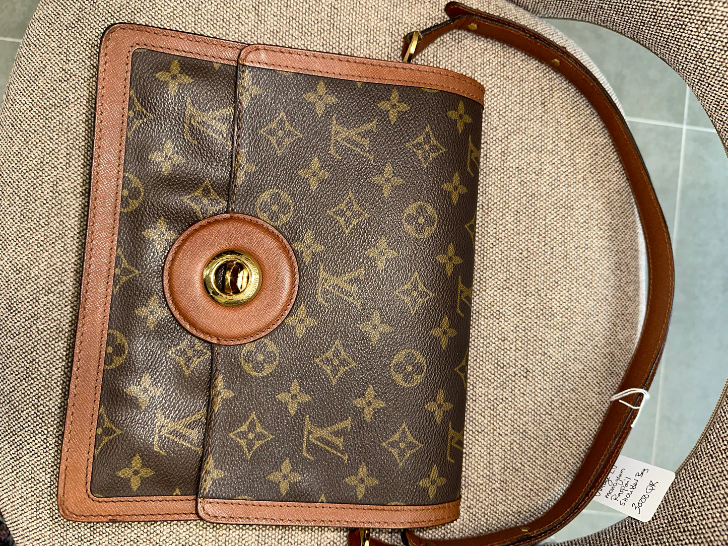 Vintage LV monogram Raspail shoulder bag