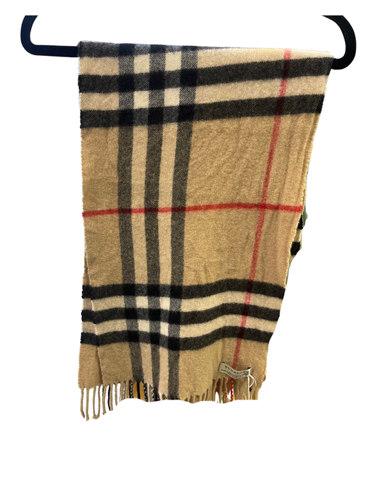 Burberry Nova Check 100% Cashmere Scarf in Classic Colors