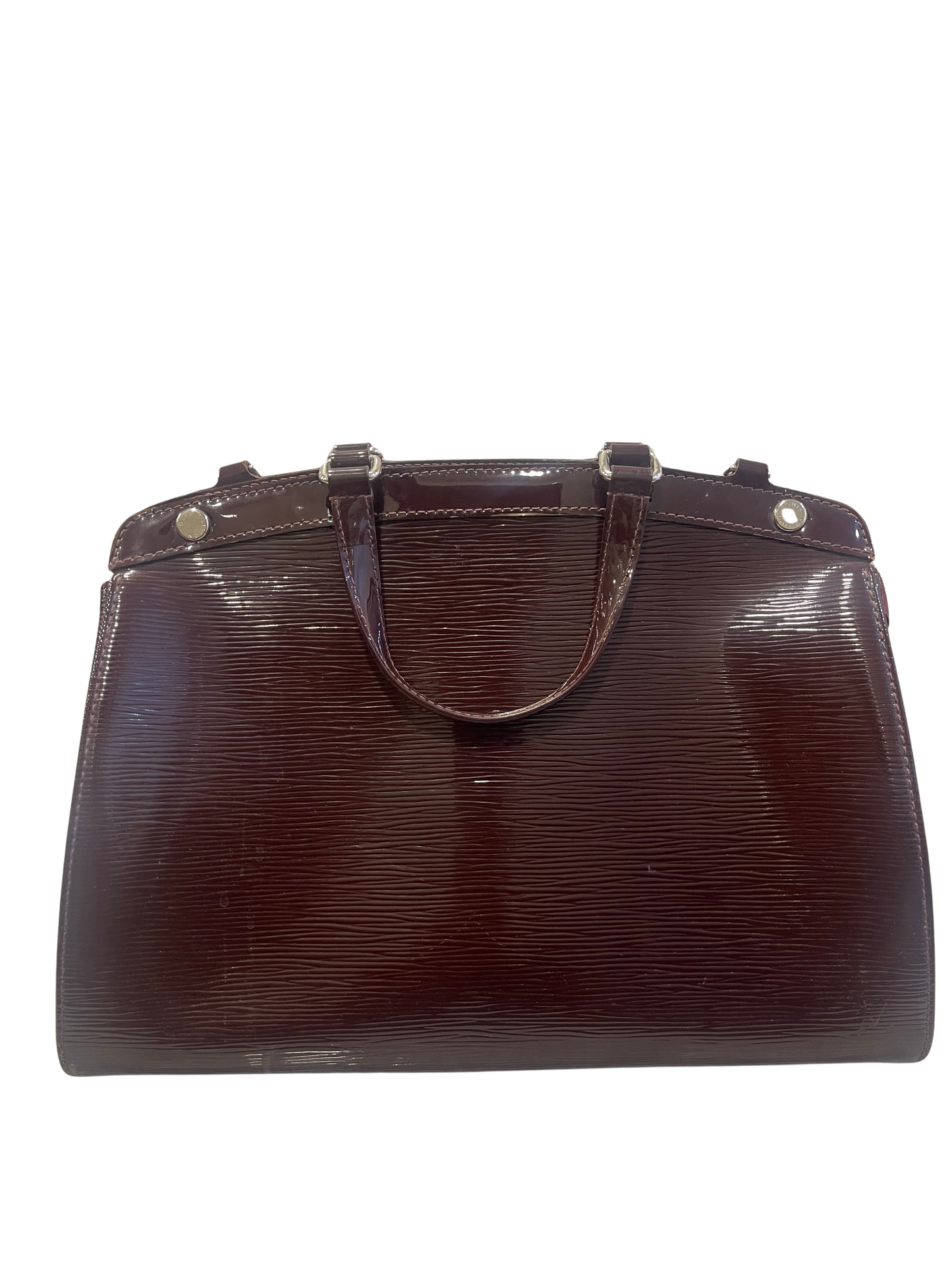 2012 LV Brea Handbag Epic Leather MM Tote Bag in Burgundy