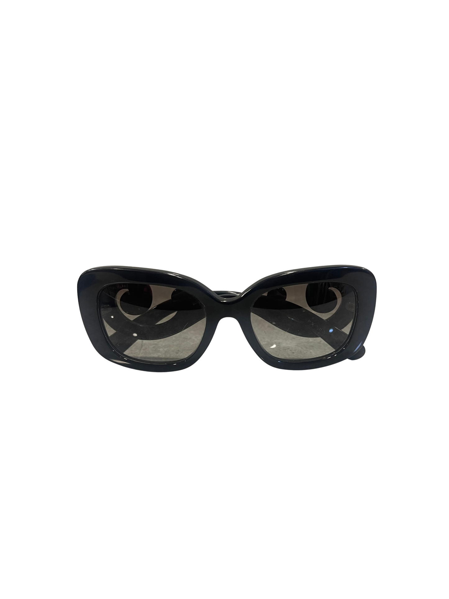 Early/Late 2010's Prada Broque Rectangle Sunglasses