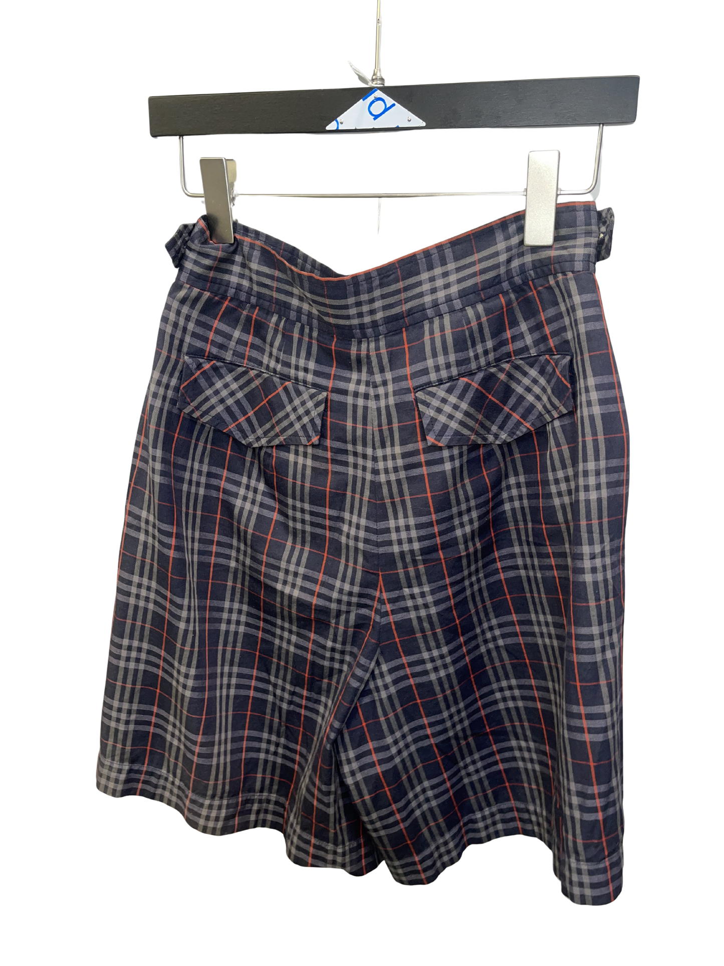 Vintage 2000's Burberry Nova Checker Navy Skirt