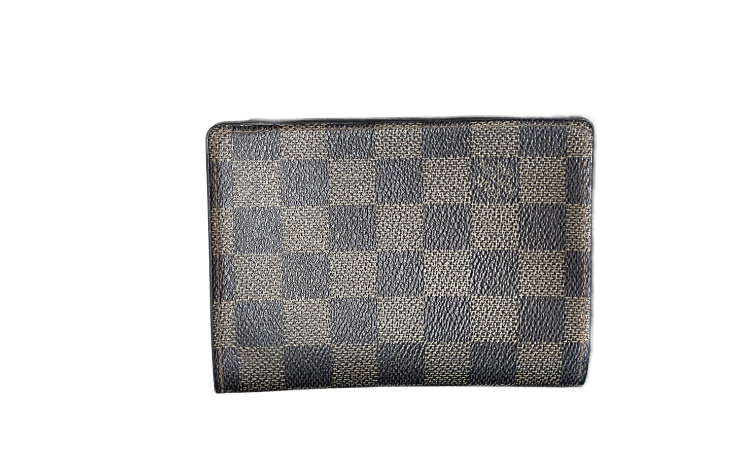 LV Damier Brown Leather Card/Passport Holder